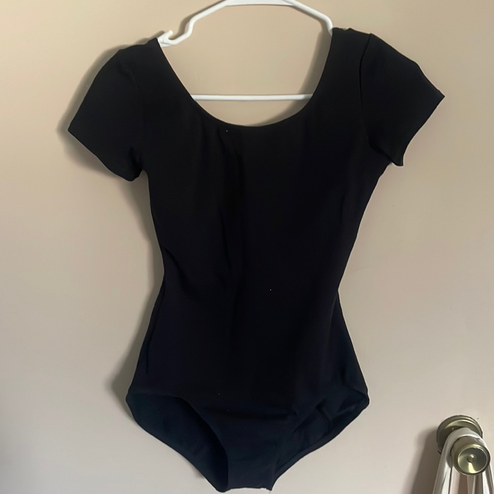 Capezio black leotard